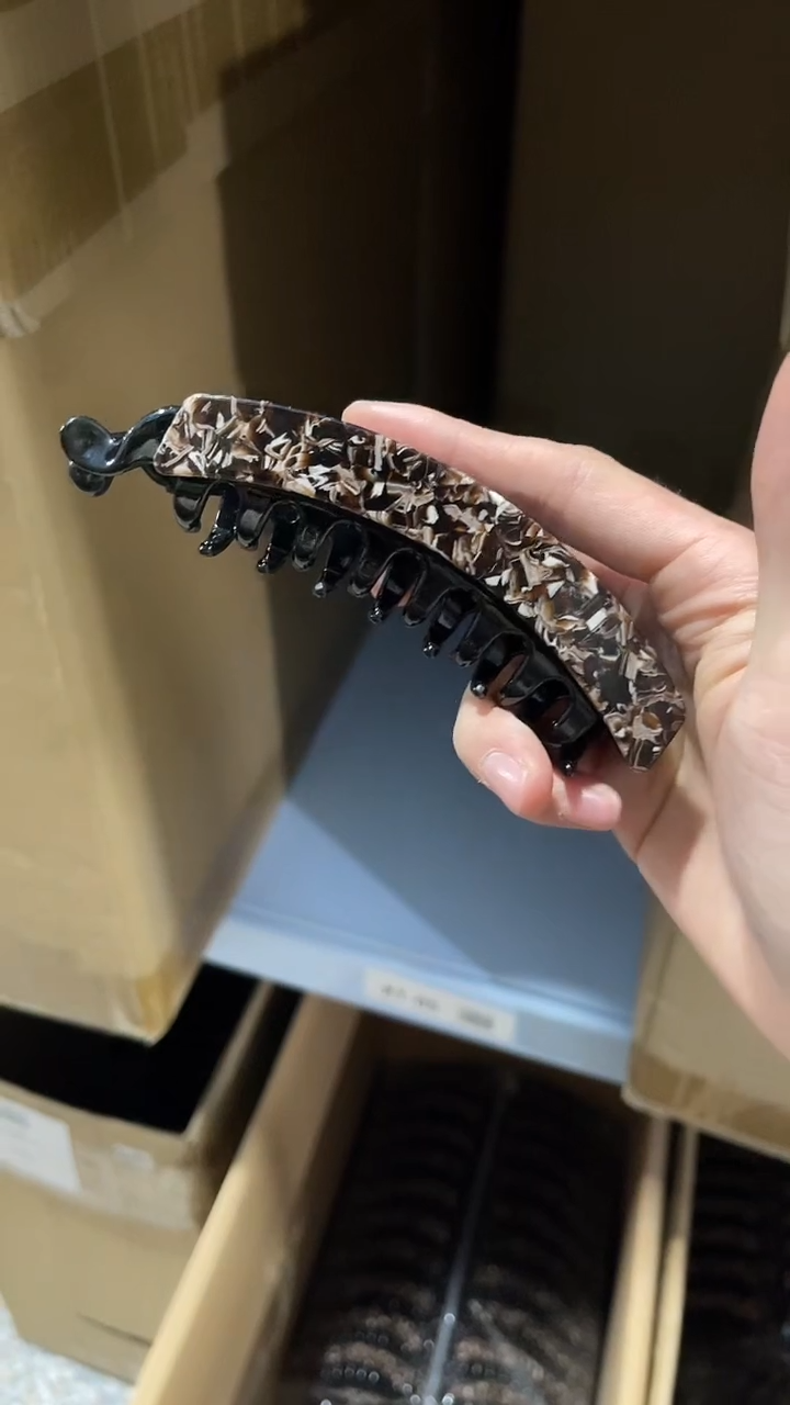 非金属醋酸花色扭扭夹