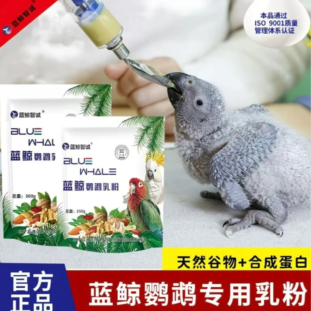 蓝鲸鹦鹉专用奶粉一包250g富含多种维生素和高蛋白