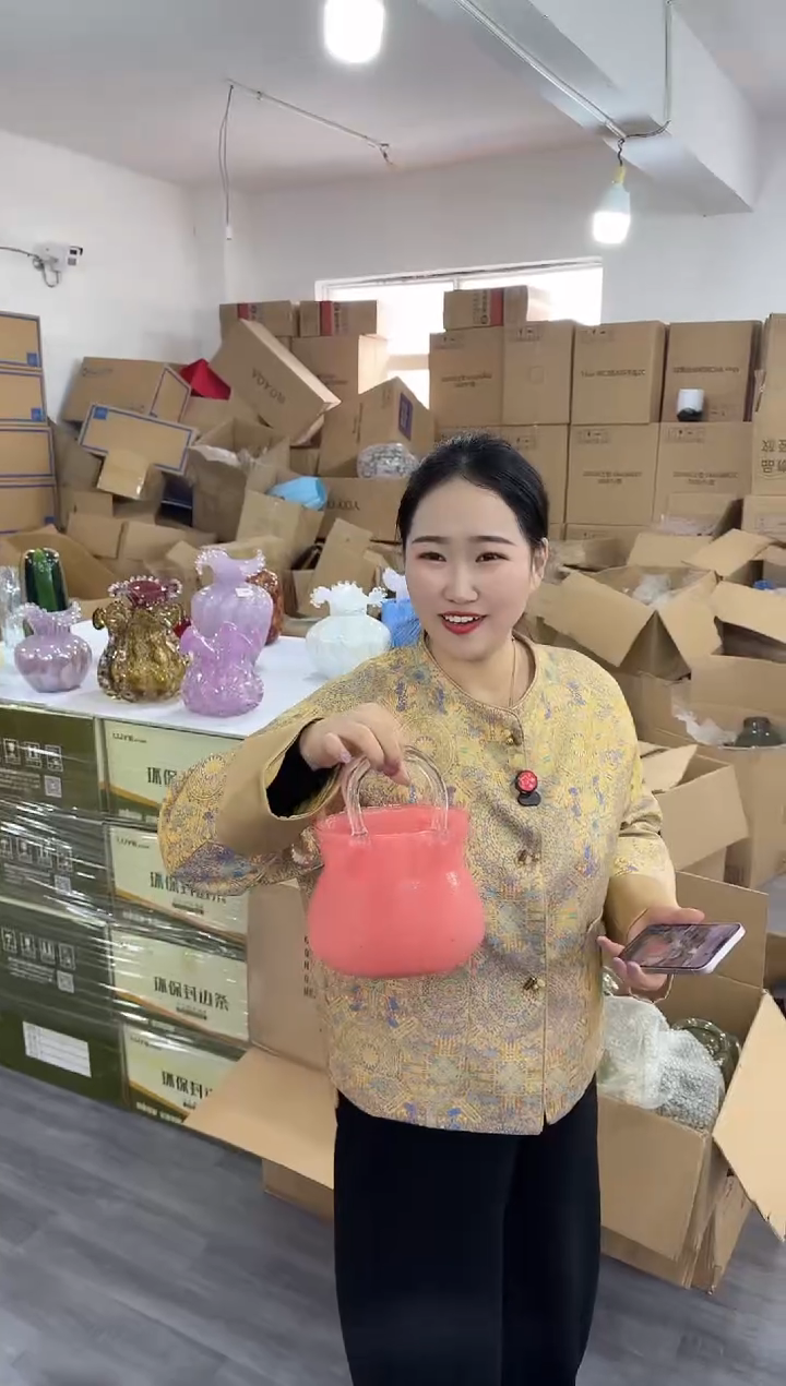 【闪购商品】琉璃静姐花器B-品6