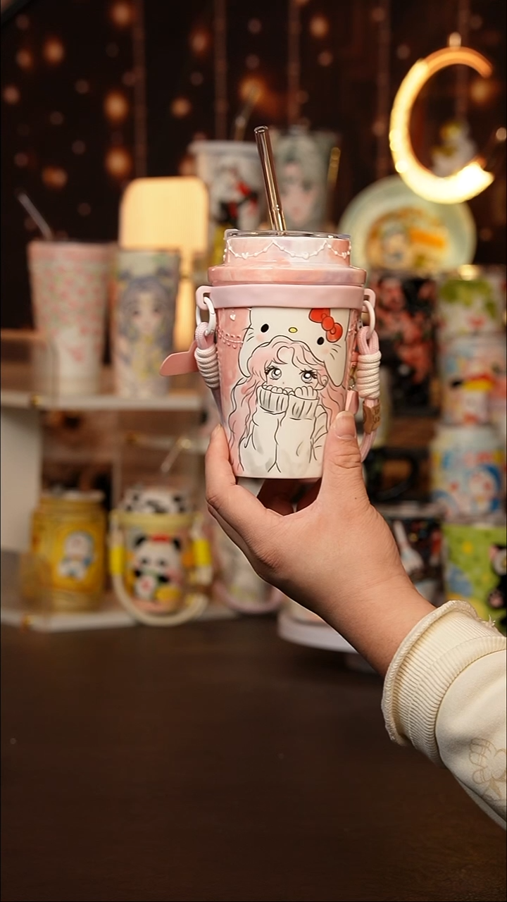 （玉泥）景德镇手工手绘文创陶瓷杯