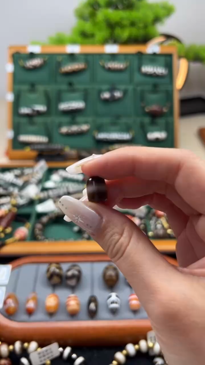 玛瑙/玉髓（覆膜）颈饰未镶嵌23（微瑕随机发货）