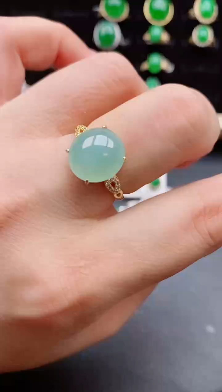 【闪购商品】翡翠戒指银S925镶嵌1212