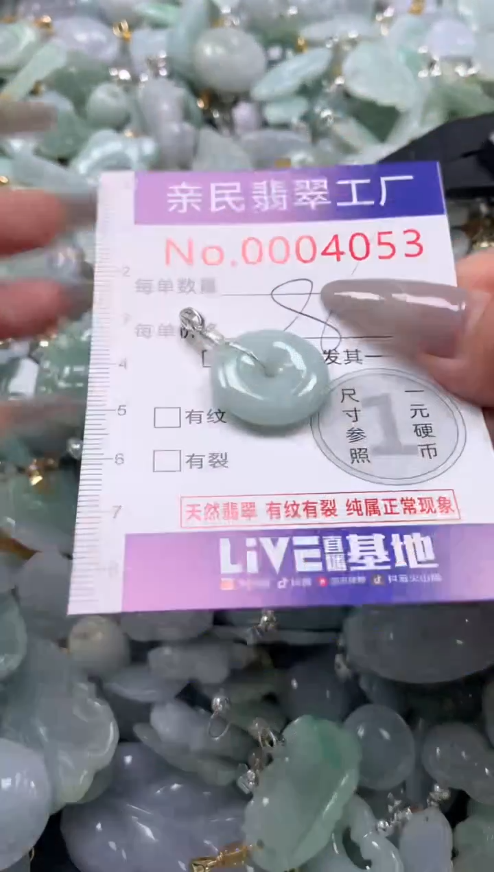 颈饰未镶嵌翡翠4053