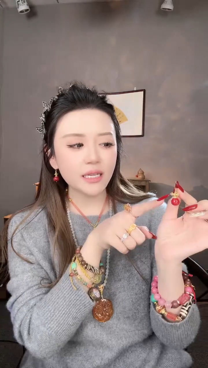 未镶嵌南红玛瑙耳饰天然红妹妹耳钩