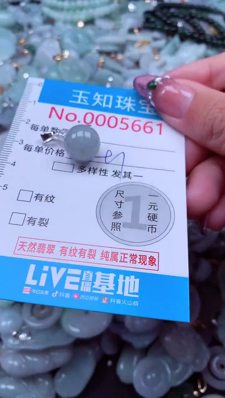 吊坠(不含链)未镶嵌翡翠5661