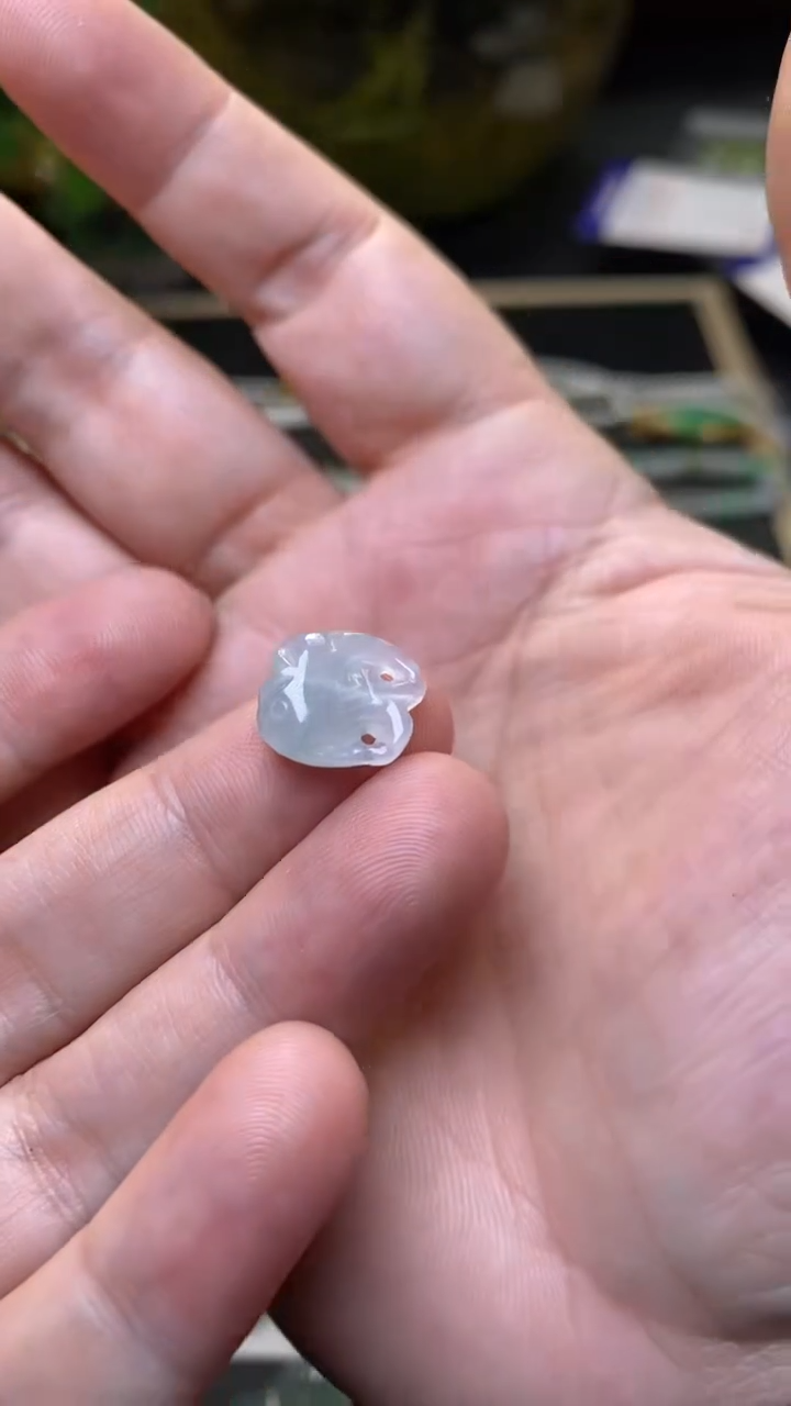 颈饰未镶嵌翡翠净货37472