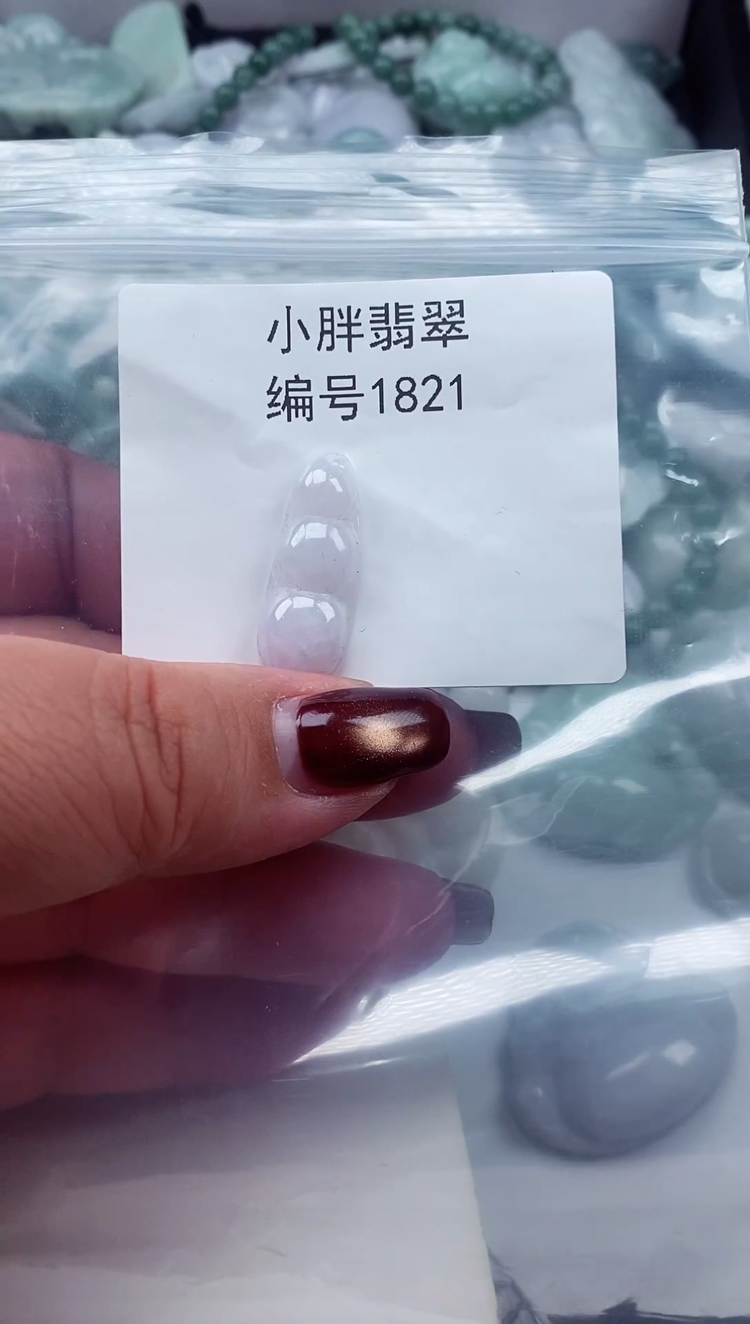 颈饰未镶嵌翡翠缅甸天然A货翡翠1821