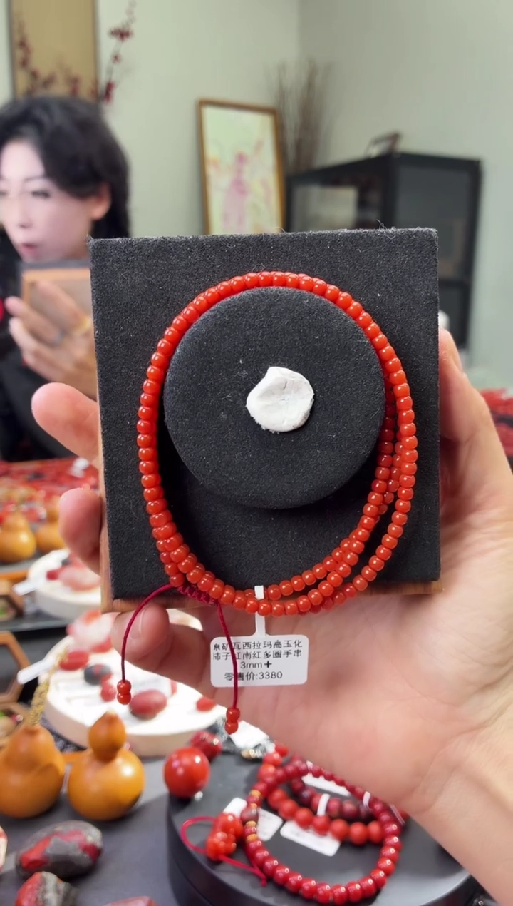 未镶嵌手串南红玛瑙GG185801原矿瓦西拉玛高玉化多圈3mm+多样性发