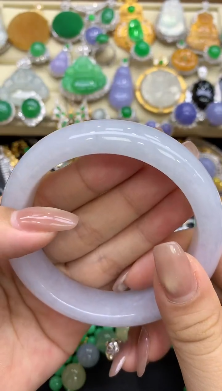 未镶嵌手镯翡翠108-中国好珍宝