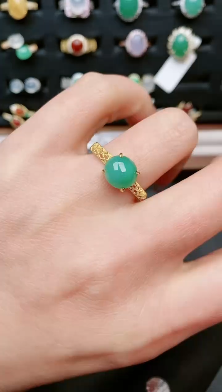 【闪购商品】翡翠戒指银S925镶嵌......