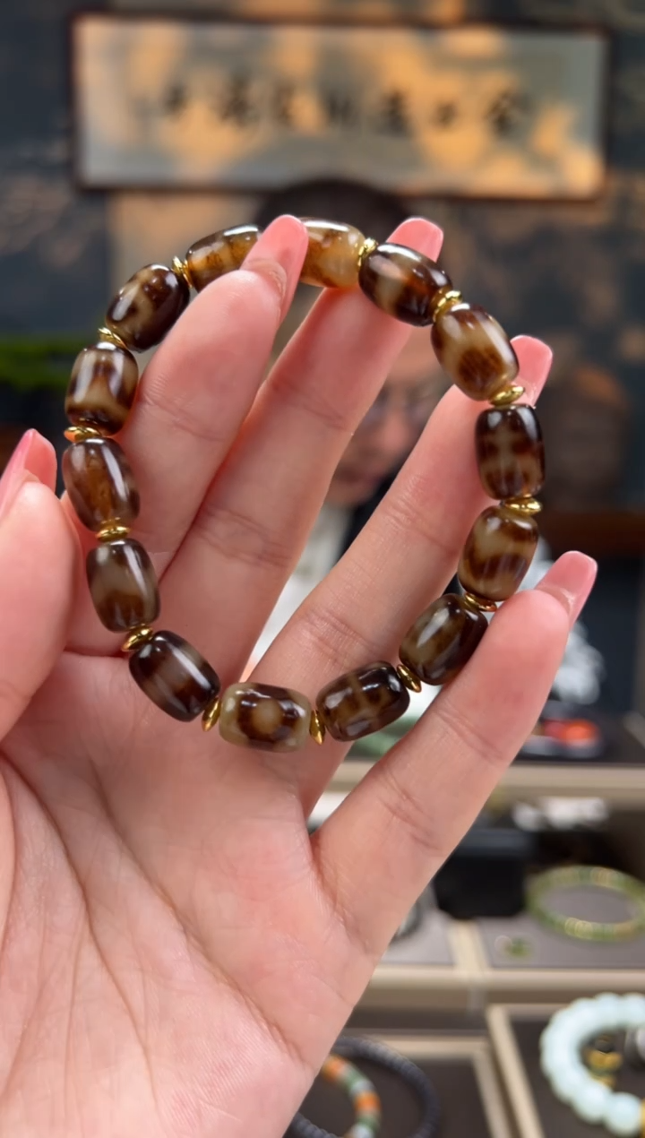 【闪购商品】玛瑙/玉髓手串未镶嵌卡12mm