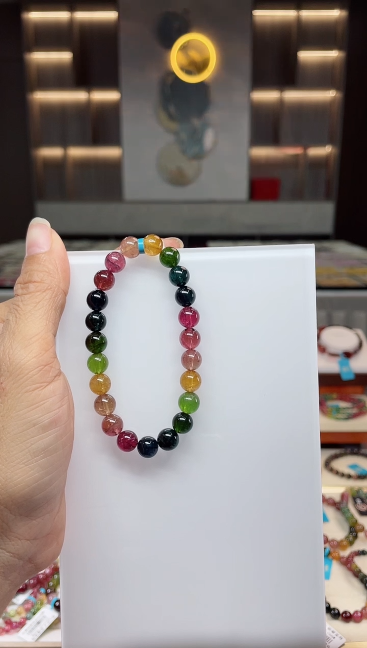 【闪购商品】碧玺单圈手串未镶嵌（多样性发一条）Q