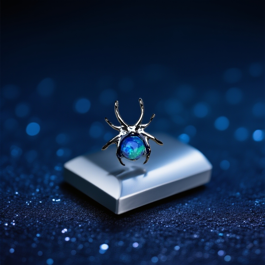 钛合金耳饰 精雕异型款耳骨钉爆闪穿刺