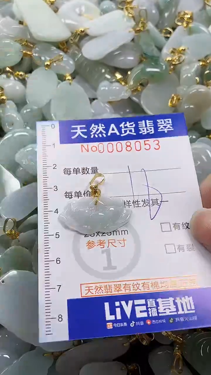 颈饰未镶嵌翡翠天然A货翡翠