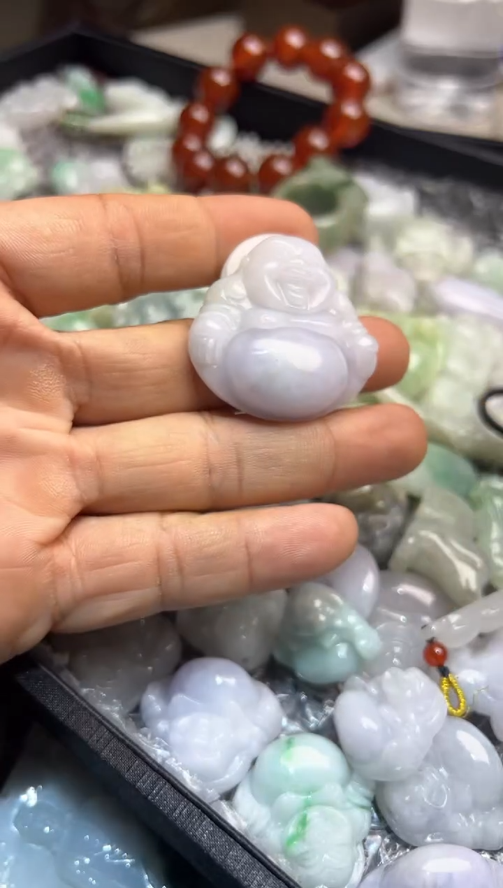 【闪购商品】翡翠吊坠(不含链)未镶嵌紫罗兰佛公