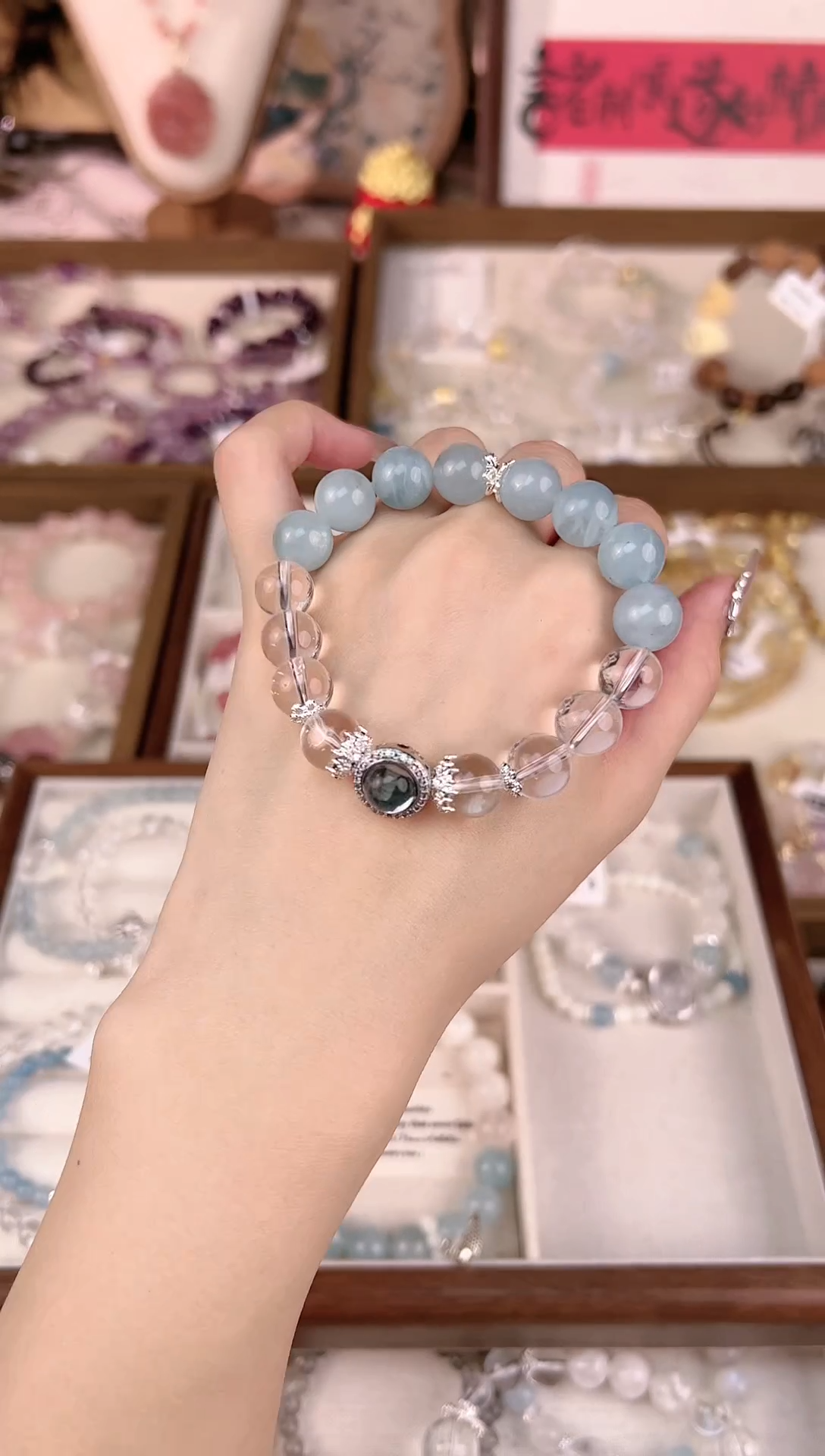 【闪购商品】水晶手串未镶嵌天然水晶 多样性发货发其一 颜色微差