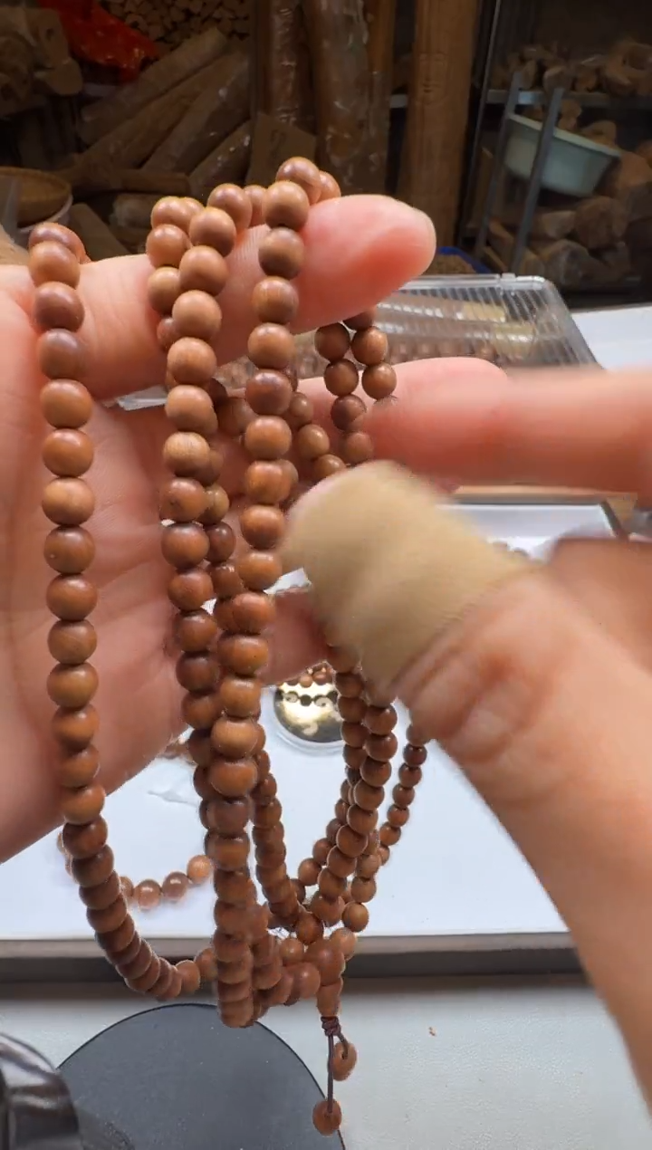 檀香木手串/手链0.6/108颗沉水福利款