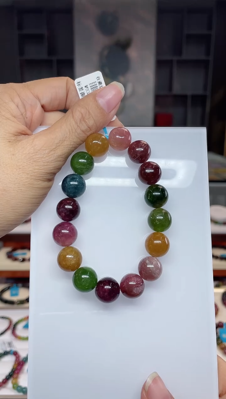 【闪购商品】碧玺单圈手串未镶嵌（多样性发一条）Q