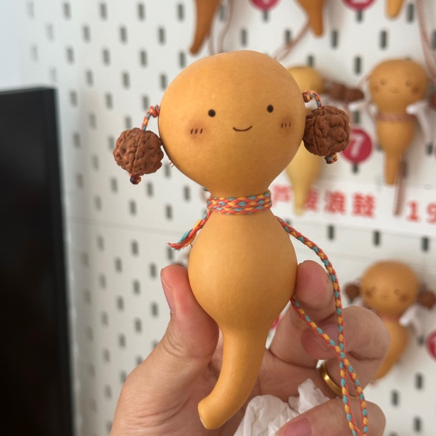 天然葫芦拨浪鼓 （下单后回直播间核对）主图仅供参考 直拍随机发