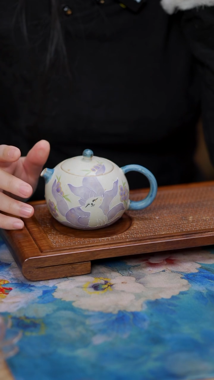 紫色 九尾壶  西施壶       