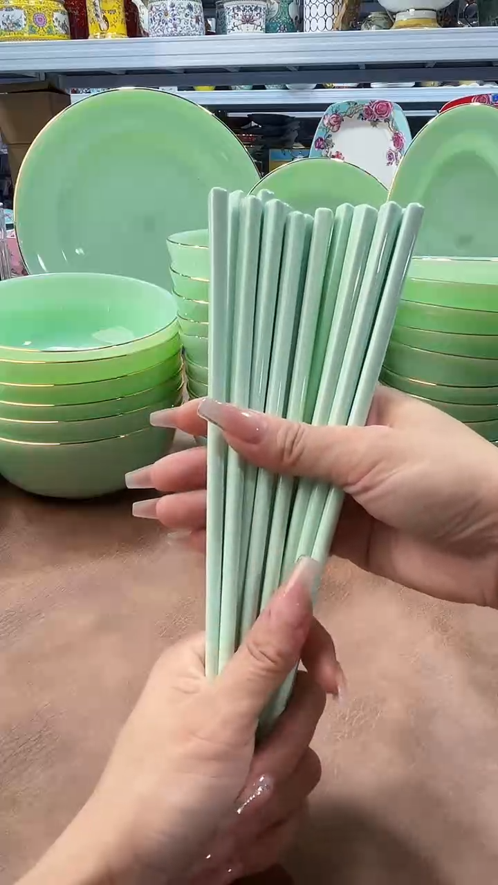 玉瓷筷子10双景德镇餐具