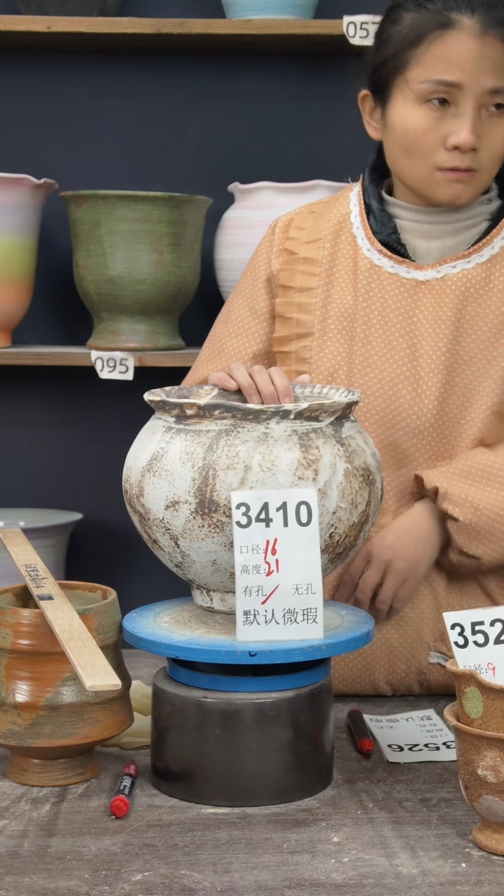 景德镇花盆默认微瑕3410