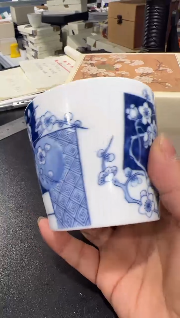 杯子骨瓷主人杯一个