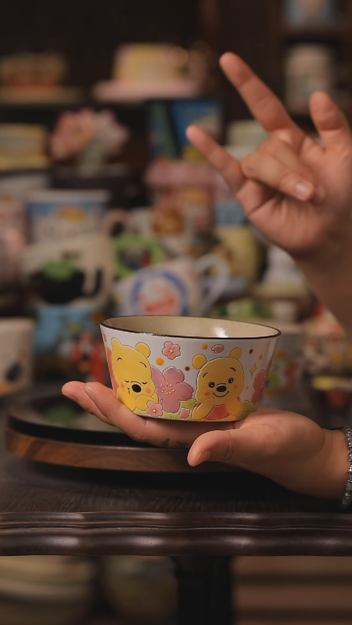 摆件景德镇釉下彩绘设计师款式陶瓷