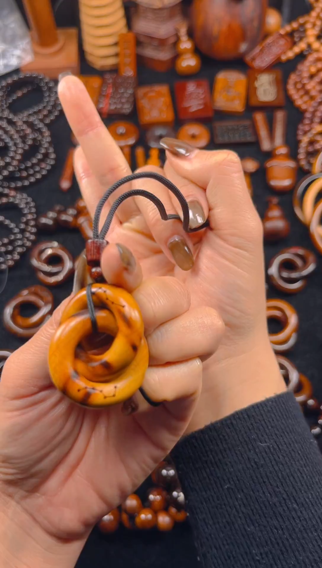 天然雷击木—雷桃乾坤圈