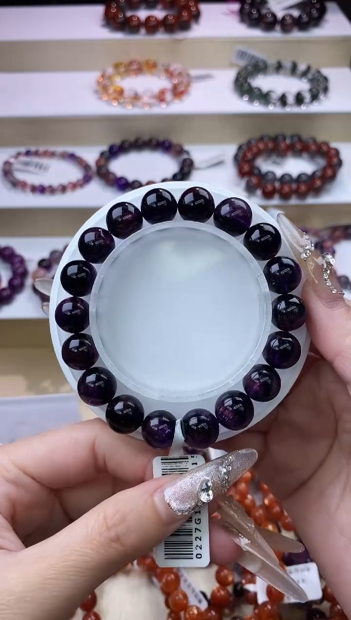 【闪购商品】水晶手链未镶嵌紫超七单圈10m+