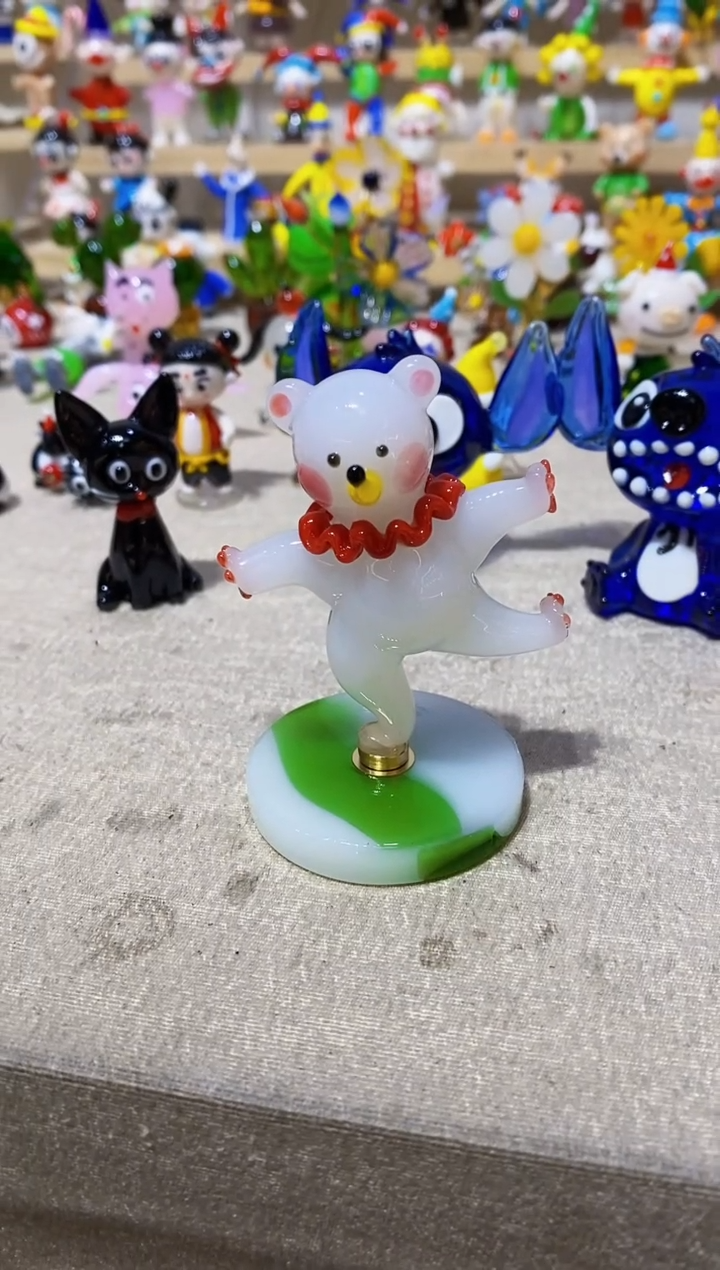 【闪购商品】琉璃手工艺品转转熊