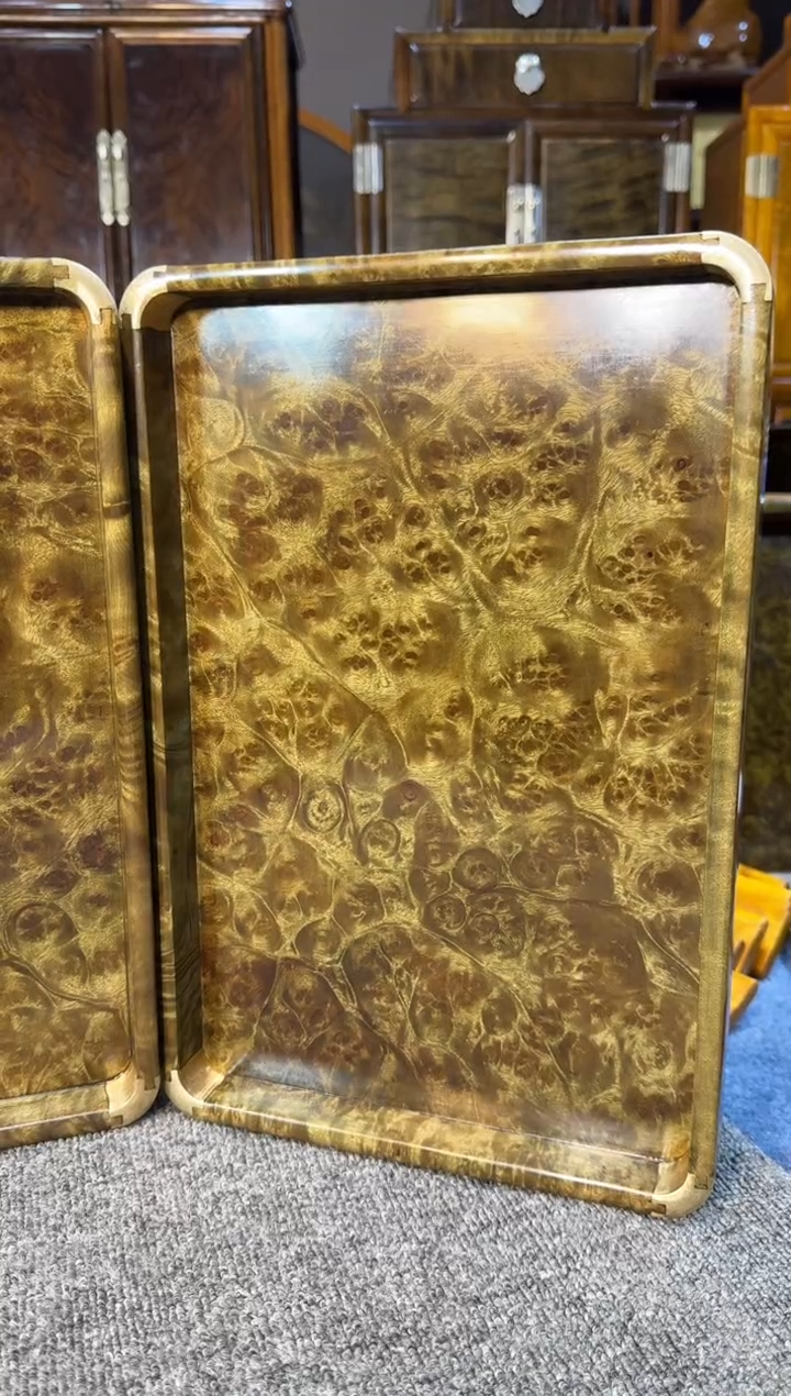 【闪购商品】乌木类成套家具阴沉乌木托盘Y353