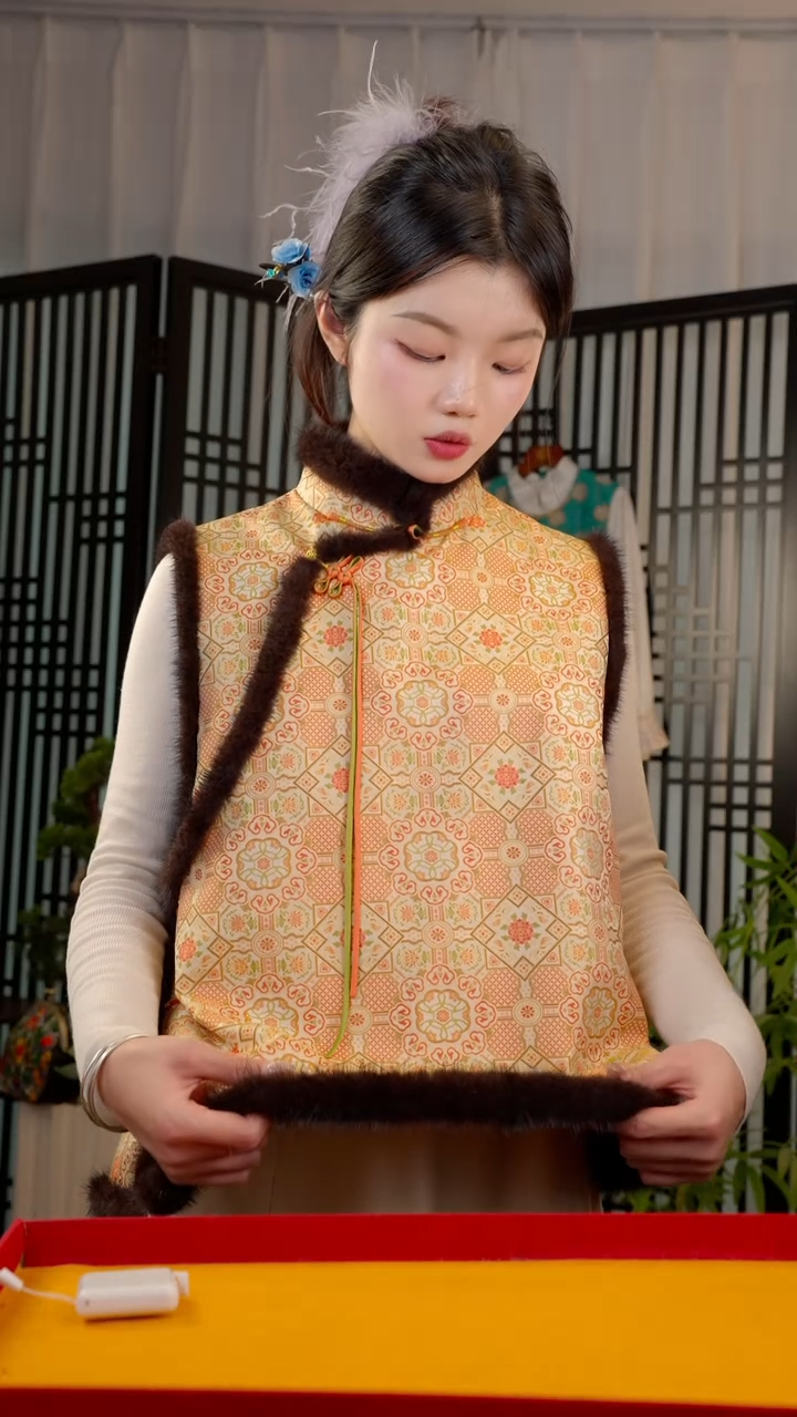 刺绣香***花非遗绒花手工饰品