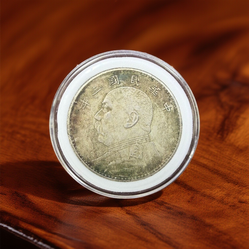 两枚精选大头系列之38910能吹响能翻面精工制作复古工艺品摆件