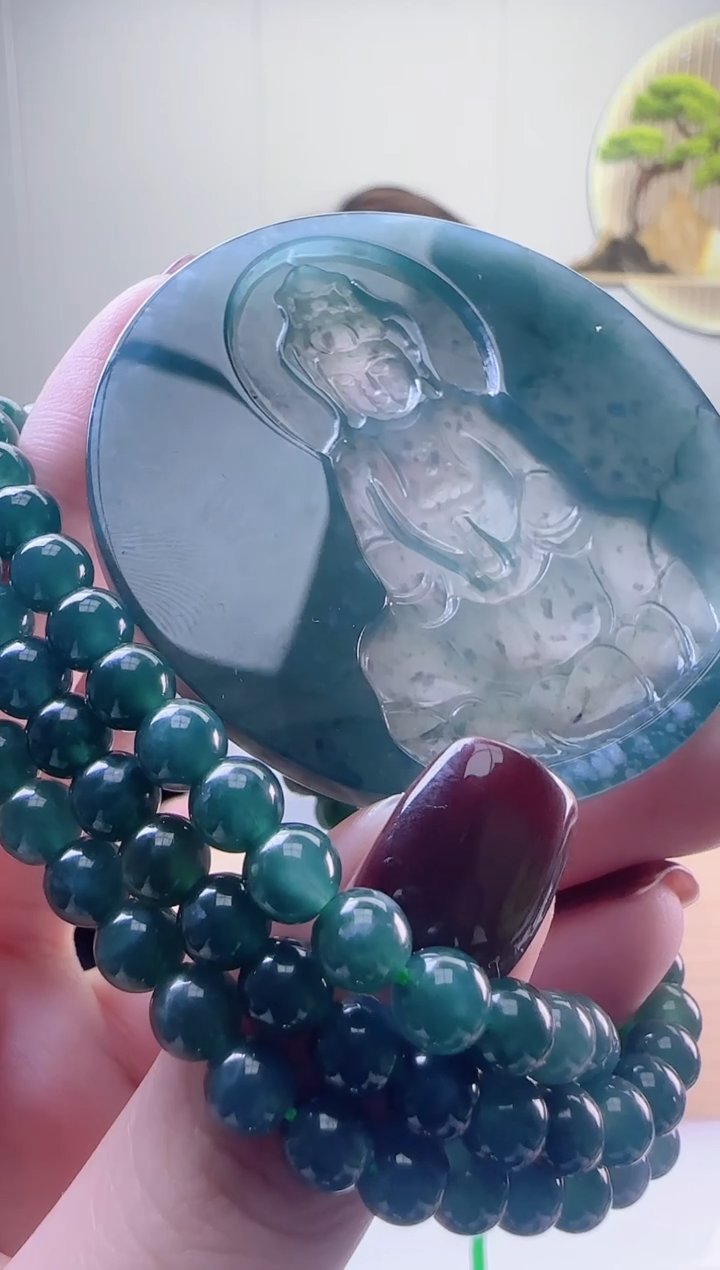 颈饰未镶嵌翡翠多样性随机发其一