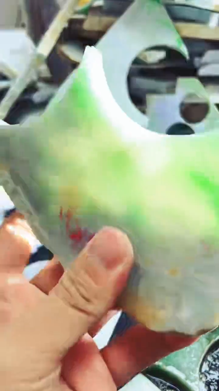 裸石翡翠天然货翡翠板料