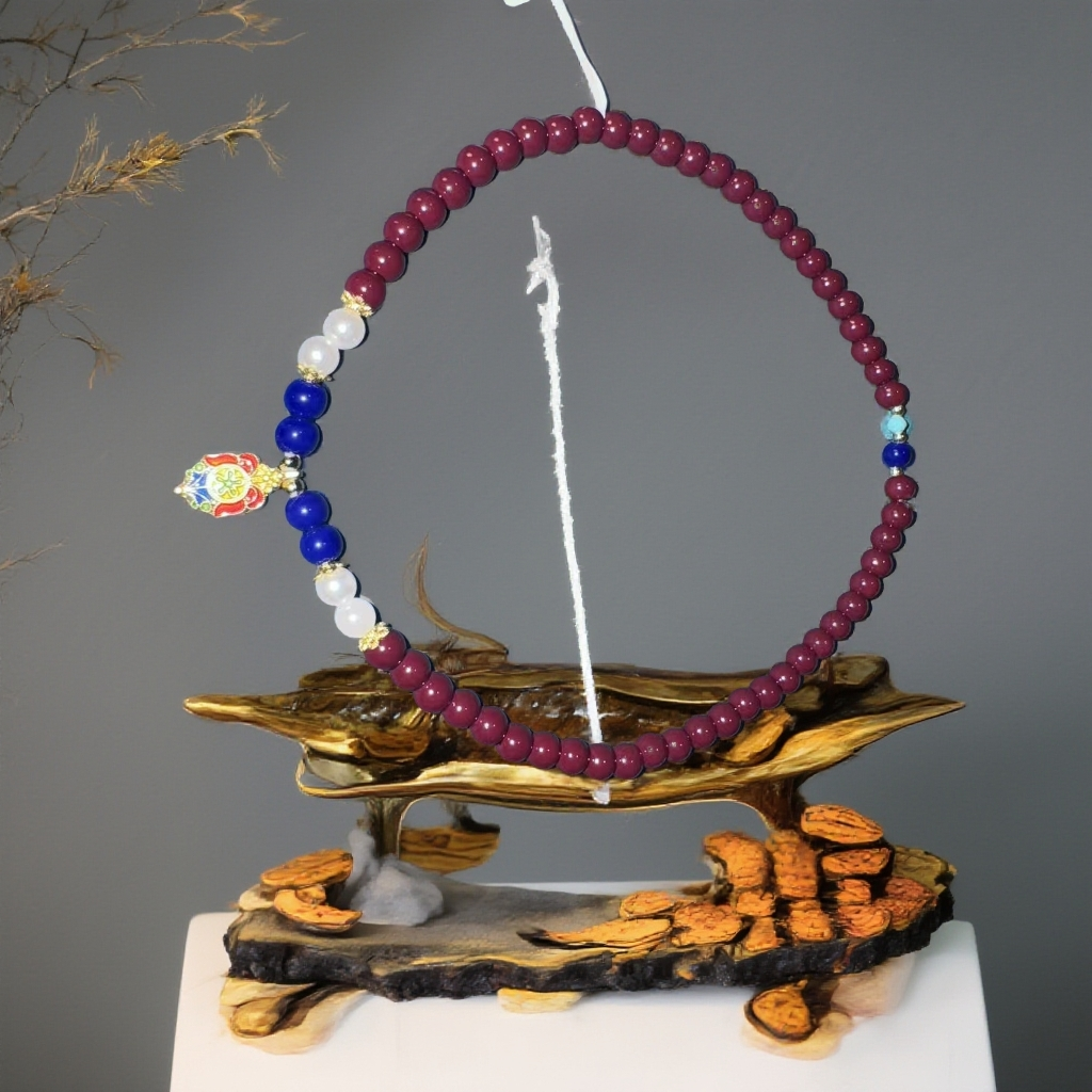 天然辰砂（ACchuan甄选）精品手串QL78（无礼盒）