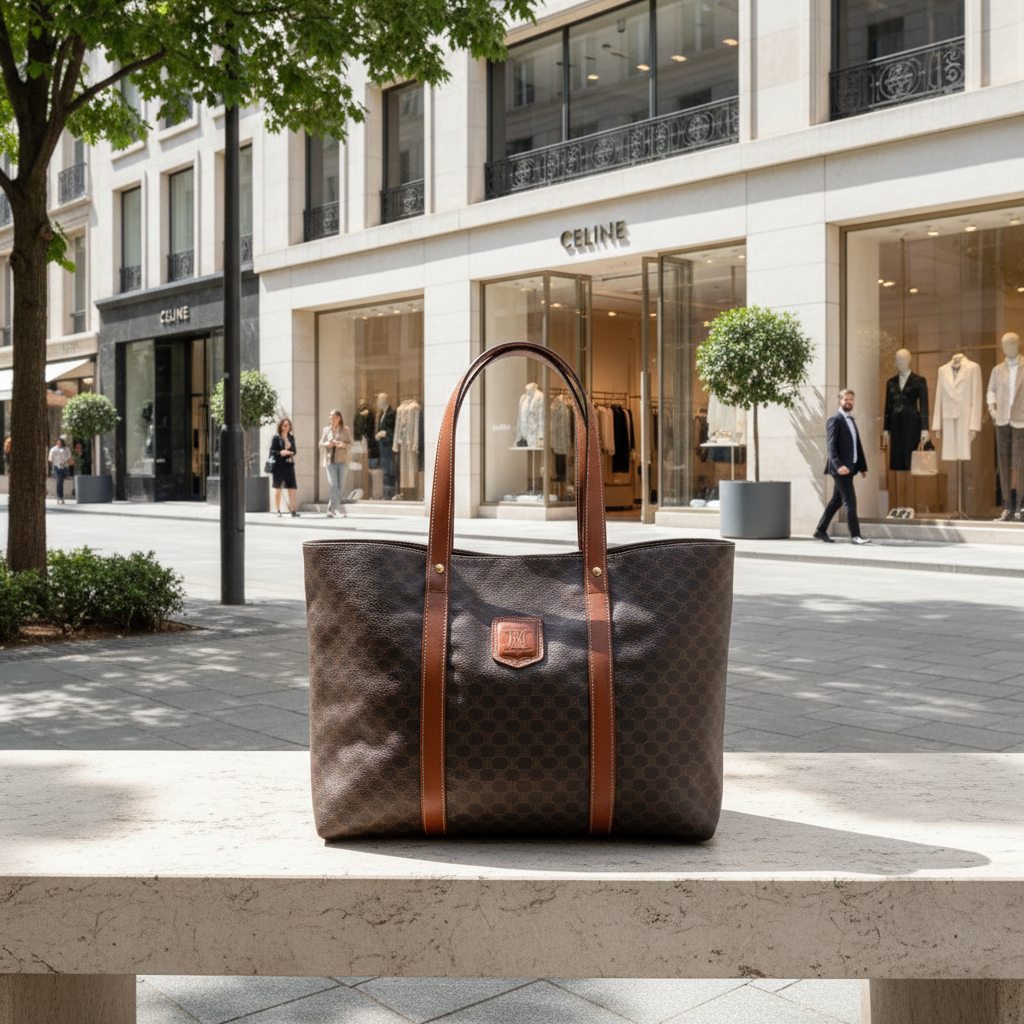 95新 Celine/思琳  老花托特包  1780 8995 