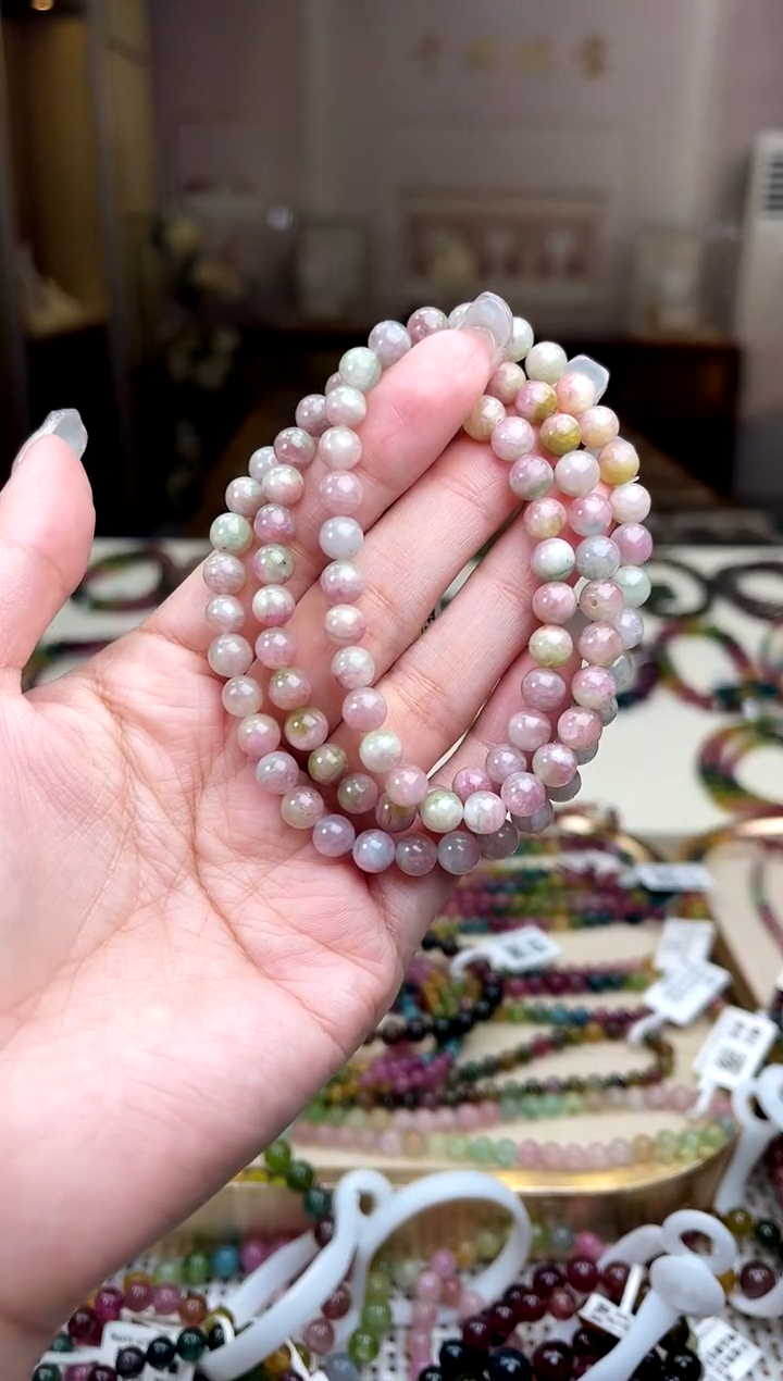 【闪购商品】碧玺/未镶嵌6mm+碧玺多圈多样性发货