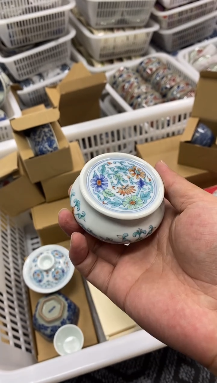 陶瓷景德陶瓷茶具盖置