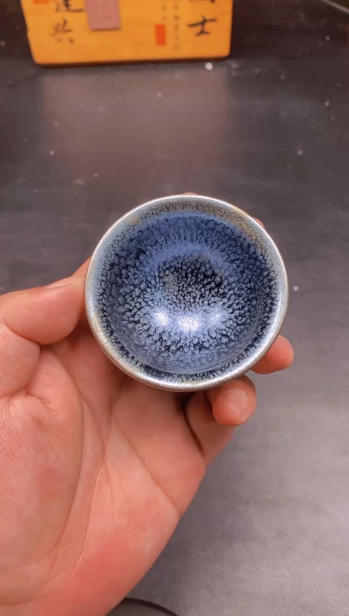 茶盏百花小束口 精美主人杯