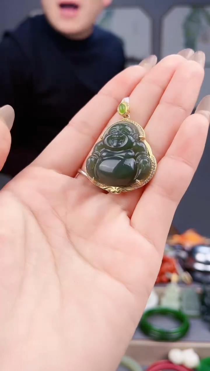 【闪购商品】和田玉颈饰银S925镶嵌AA多样性发货 拍一发一