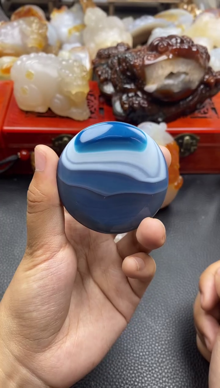 未镶嵌手把玛瑙/玉髓福*00