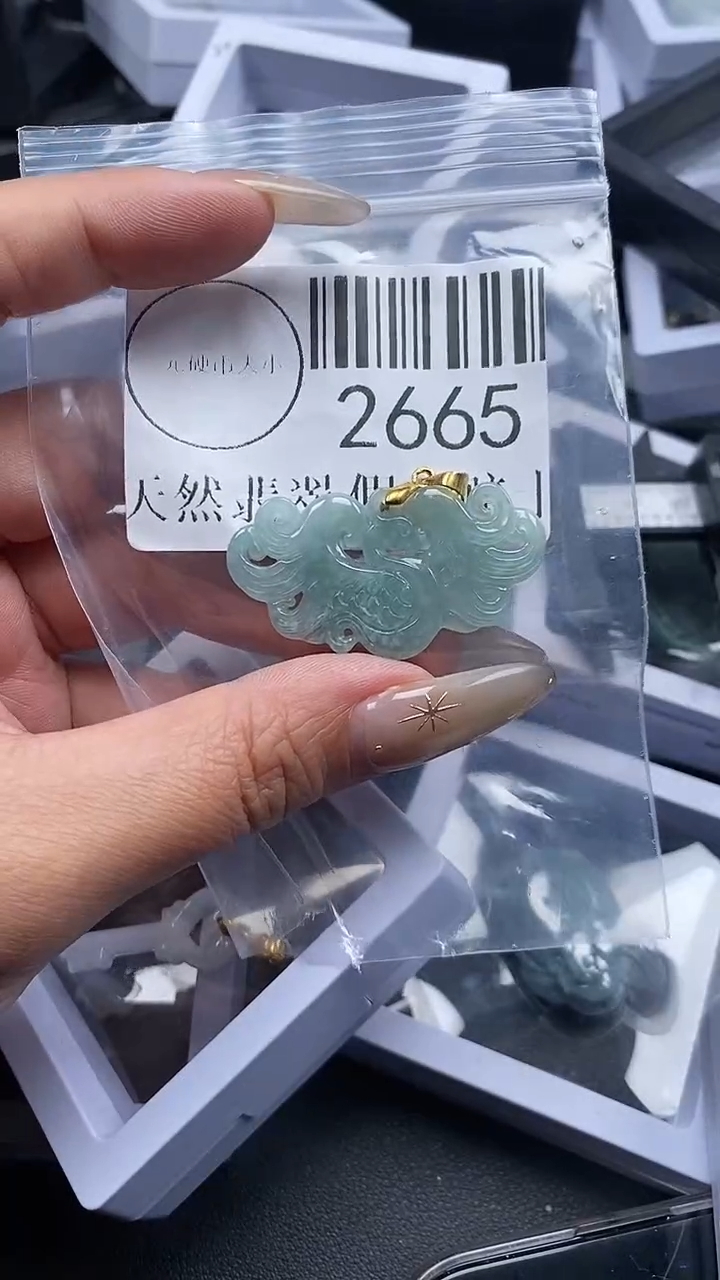 颈饰未镶嵌翡翠2665