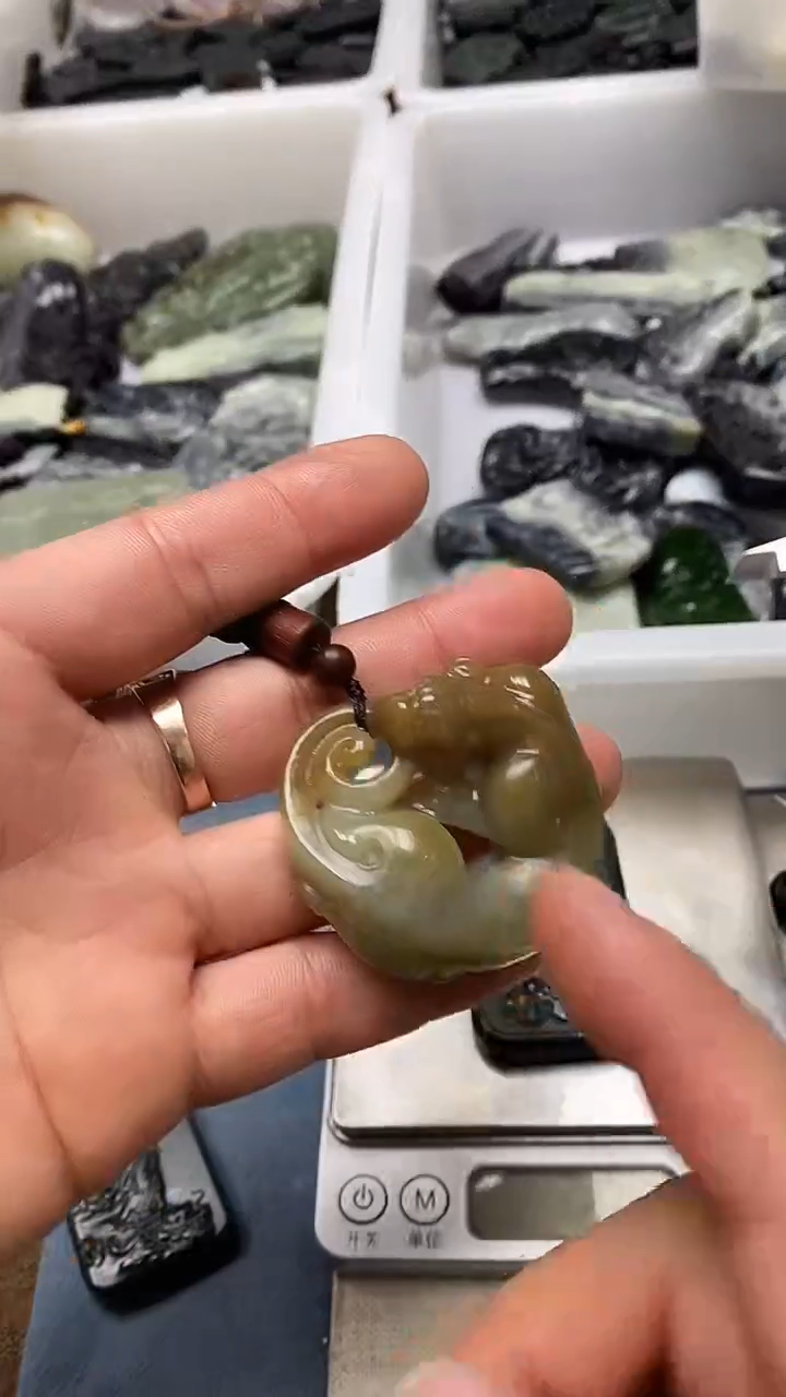 吊坠(不含链)未镶嵌和田玉1