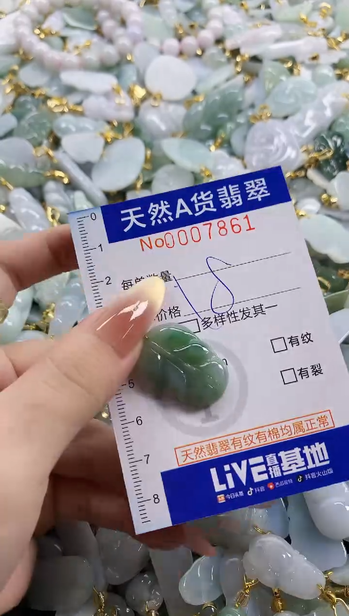 颈饰未镶嵌翡翠天然A货翡翠