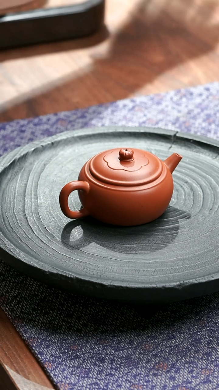 【闪购商品】紫砂茶壶五堂 石鼓-周季山