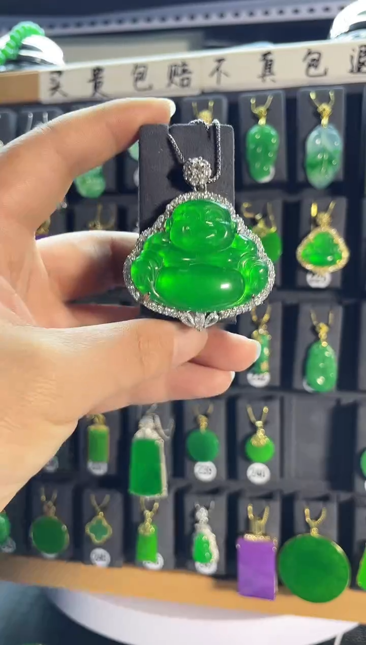 【闪购商品】翡翠耳饰银S925镶嵌老241.