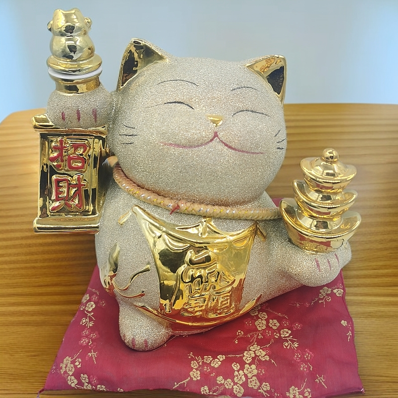 香得盛景德镇陶瓷  猫型摆件酒【简装发货】LQ52度2500
