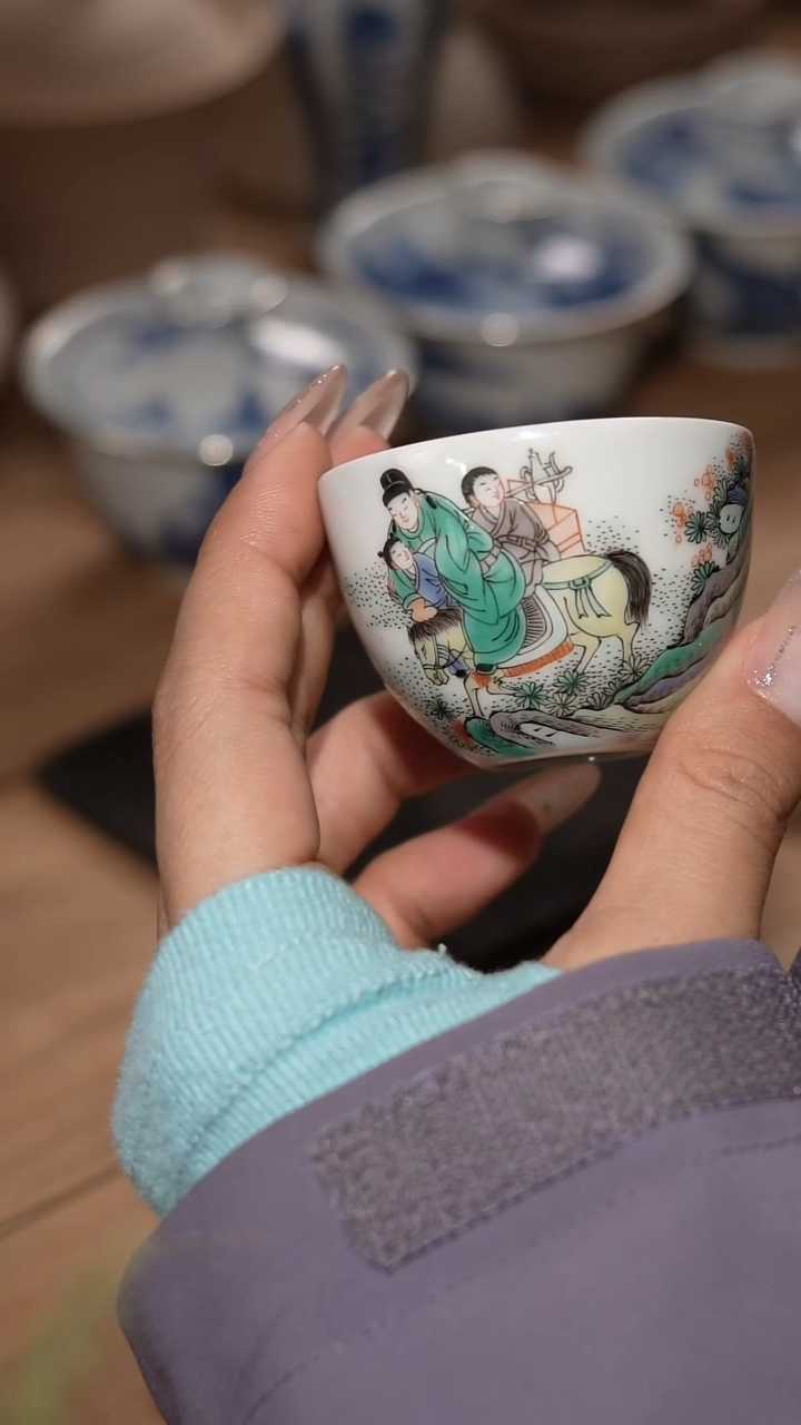 杯子陶景德镇陶瓷摆件
